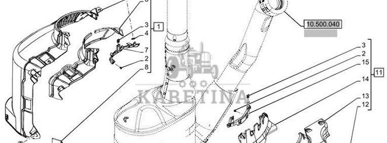 New Holland T6070 Przycięcie 51647570-1