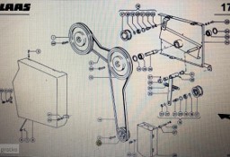 Koło pasowe Claas Mega 370-340 Nr katalogowy 000 538 672 1