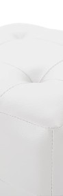 vidaXL 2 pufy, białe, 30 x 30 x 30 cm, sztuczna skóra 278389-4