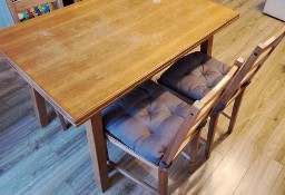 Sprzedam 4 krzesła Ikea i stół drewniany