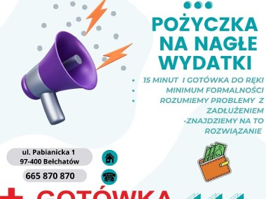 Chwilówki  do 2300 zł / Pożyczki wieloratalne do nawet 150 tys ! -1