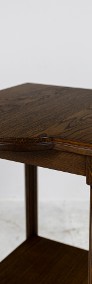 Stylowy stolik dębowy antyk stary na dewocjonalia kwietnik-3