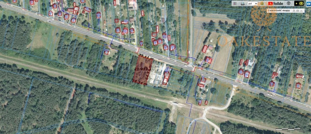 2200 m² pod dom i usługi | MPZP | Media - Widok 4