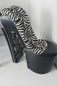 Sprzedam cudowny fotel szpilka zebra, salon, gabinet. Polecam-2