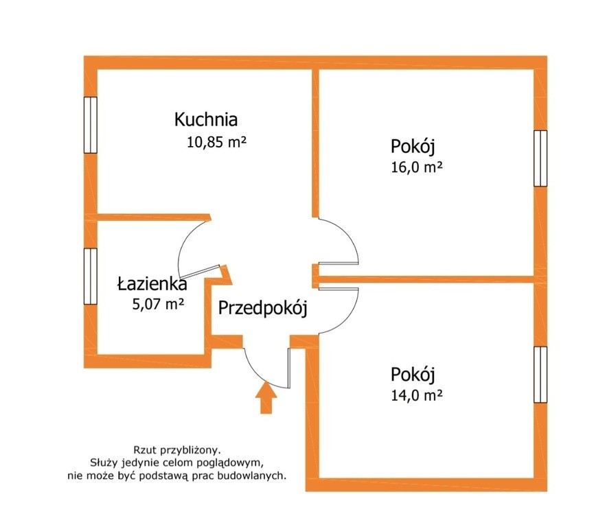 Centrum, ogródek i parking! Gotowe 53 m² - Widok 4