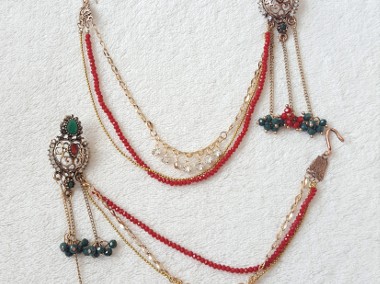 Nowe orientalne kolczyki ozdoby do włosów indyjska biżuteria retro-1