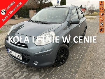 Nissan Micra IV Benzyna, klimatyzacja, dotykowa nawigacja, 8 airbag, drugie koła