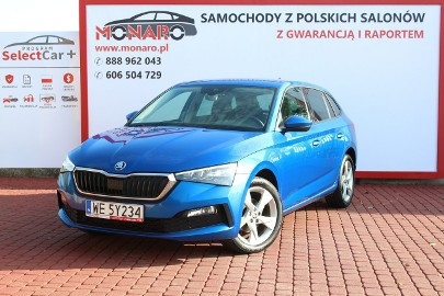 Skoda Scala STYLE Kolor Race Blue Salon Polska GWARANCJA i RAPORT SelectCar+ FV2