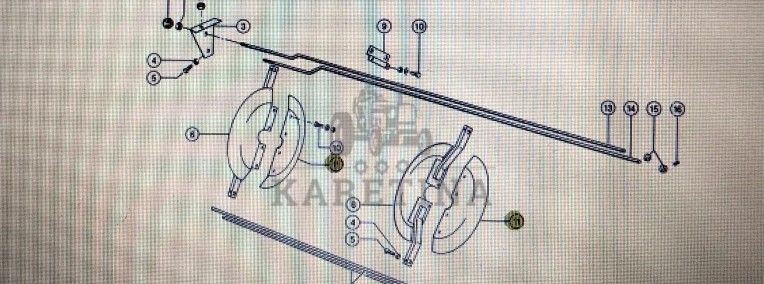 Talerz Claas Mega 370-340 Nr kat. 000 609 586 2 Nr kat. 000 609 586 2-1