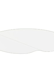 vidaXL Mata ochronna na stół, matowa, Ø 80 cm, 2 mm, PVC288248-2