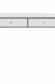 vidaXL Lustrzany stolik typu konsola, MDF i szkło, 106,5x38x76,5 cm 246660-2