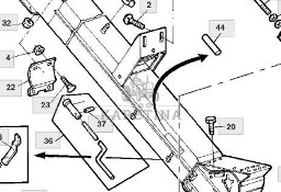 John Deere 9780CTS 9780HM 9780 CTS Podnośnik Rura Wyładowcza AZ64269 AH172691 CZĘŚCI