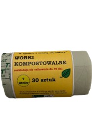 Worki kompostowalne 7L 150 sztuk -2