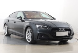 Audi A5 III , Serwis ASO, 187 KM, Automat, VAT 23%, Skóra, Navi,
