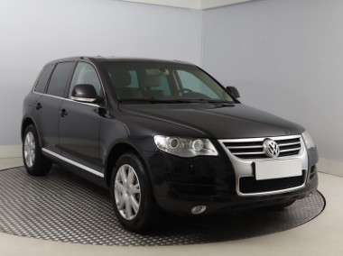 Volkswagen Touareg I , 224 KM, Automat, Skóra, Navi, Xenon, Bi-Xenon, Klimatronic,-1