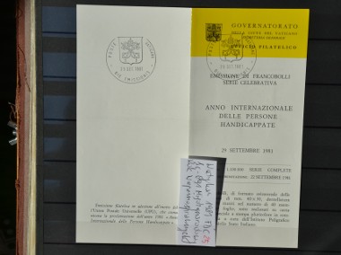 Watykan Sc 691 Międzynarodowy Rok Dziecka Karnet-Folder FDC-2