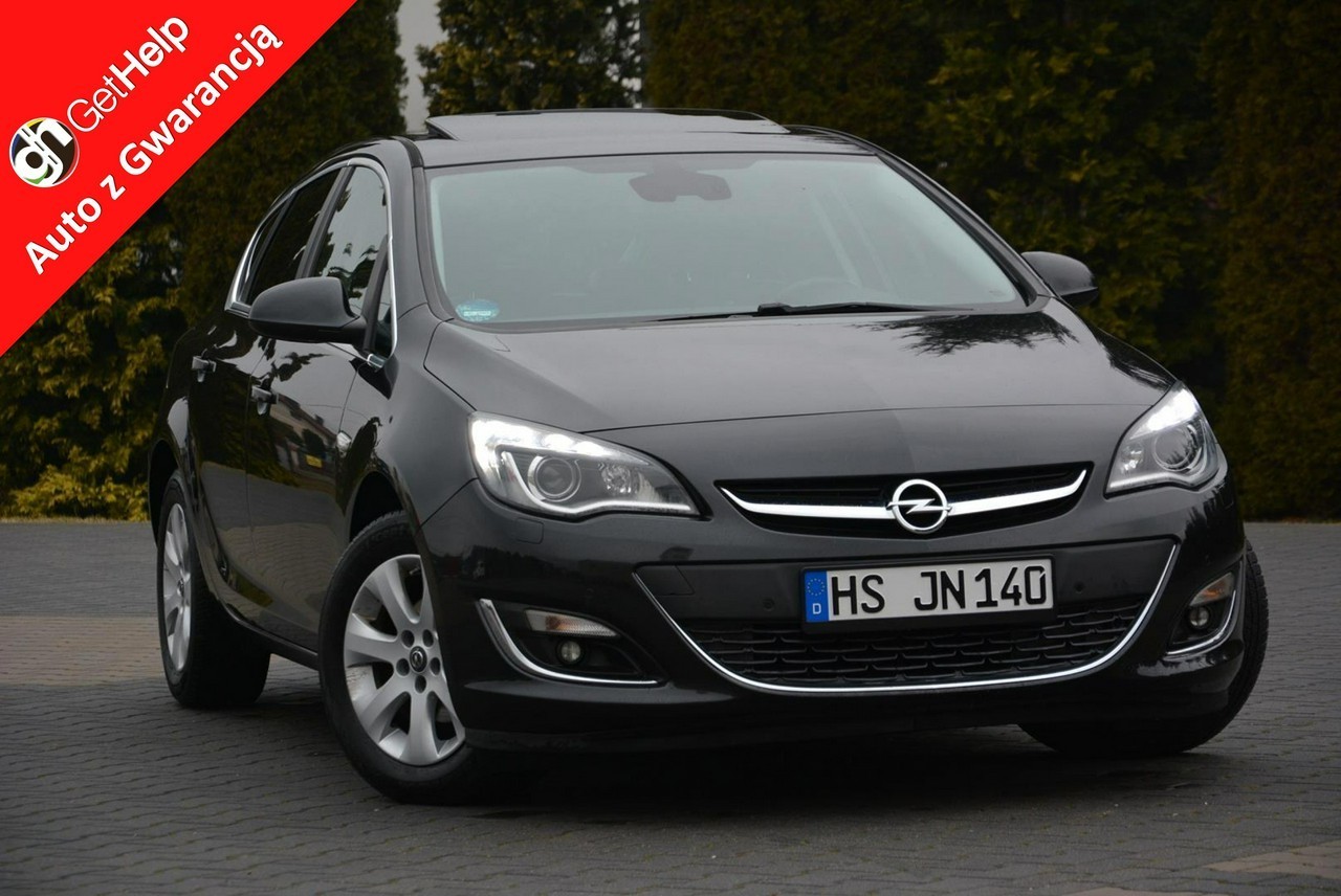 Opel Astra J Lift bi-Xenon Led Duża Navi Szyberdach Skóry 2xParktronic Chromy