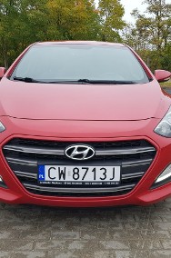 Hyundai i30 II 1,6 Benzyna Klima Czarna Podsufitka Zarejestrowany Gwarancja-2