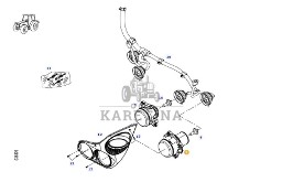 Fendt 828 Vario - osłona reflektora 835900020011 835900020021