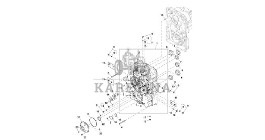 John Deere 9470RX - Obudowa RE594975 (Przekładnia Power Shift)