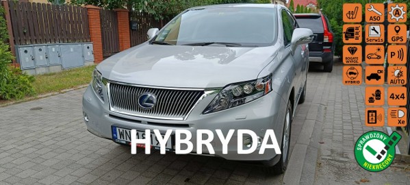 Lexus RX III LEXUS RX450H ,bezwypadkowy,stan doskonały