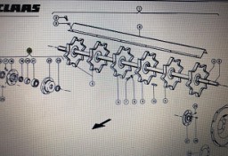 Łoźysko komplet do Claas Mega 370-340 Nr kat. części 000 661 472 1