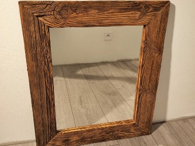 Drewniane lustro na wymiar. Rustykalne, retro, vintage-1