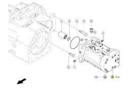 Claas Jaguar 970 - hydromotor silnik hydrauliczny 0001246720