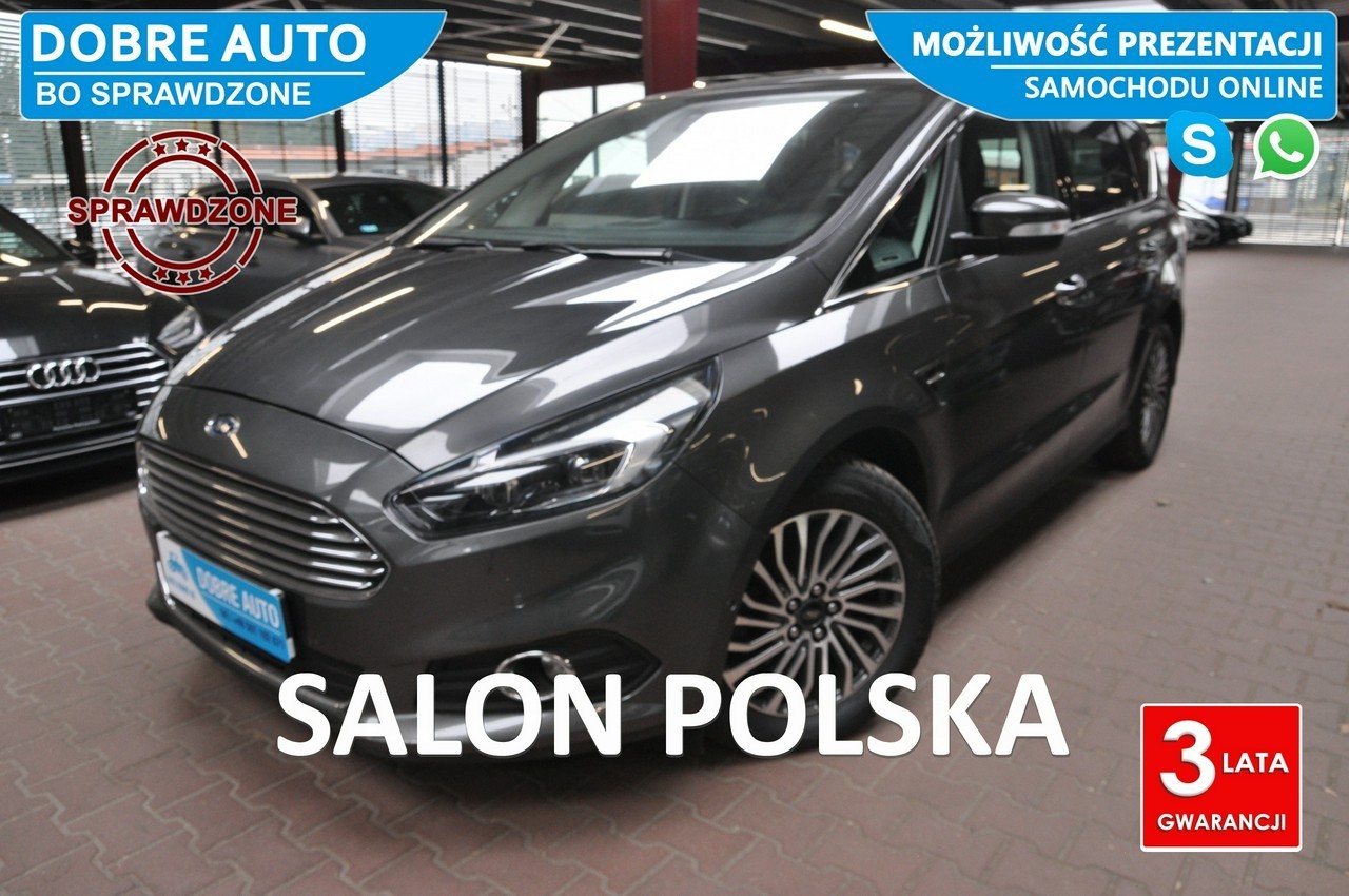 Ford S-MAX 2.0 190KM Automat,Titanium,As.Park,El.Klapa,Roz.Znak,Navi,Kamera,FV2