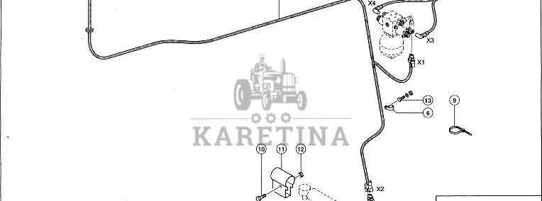 Claas Lexion 600 WIĄZKA KABLI 0000153760 (Elektryka, "claas autopilot")-1
