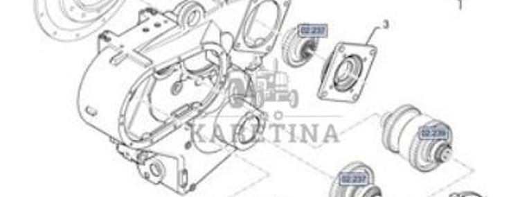 New Holland CR9080 Skrzynia Biegów Kompletna CZĘŚCI 87328027-1