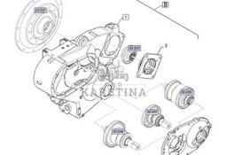 New Holland CR9080 Skrzynia Biegów Kompletna CZĘŚCI 87328027