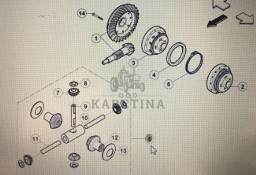 CLAAS 77 1113 230 0/Claas Celtis-mechanizm róźnicowy/Celtis 456 Axos 340-310 Ergos 466-436