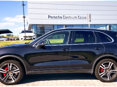 orsche Cayenne II 4.8 Turbo 2014 – Luksusowy SUV, Full Opcja, Czarny, FV -1