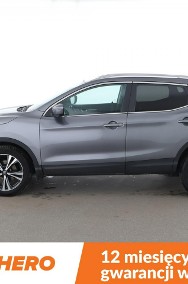 Nissan Qashqai II klima auto, navi, LED, czujniki parkowania, grzane fotele-2