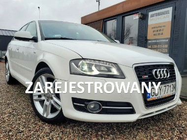 Audi A3 II (8P) 2.0 TDI**5-DRZWI**S-Line**Xsenon-LED*Skóra*Navi*Śliczna*ZAREJESTROWA-1