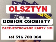 Zarejestrowane karty SIM startery polskie do telefonu anonimowe prepaidy Olsztyn