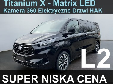 Ford T Tourneo Custom PHEV 232KM Plug-in Kamera 360 Elektryczne Drzwi Hak Super-1