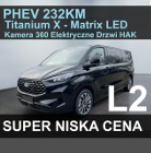 Ford T Tourneo Custom PHEV 232KM Plug-in Kamera 360 Elektryczne Drzwi Hak Super