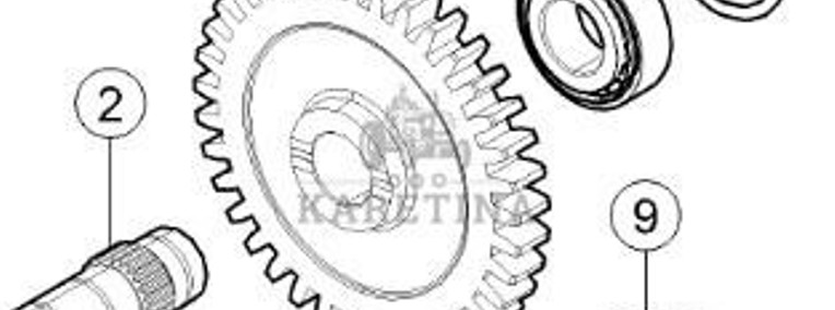 Claas Axion 870 Koło Zębate Przekładni 0011708650 00 1170 865 0-1