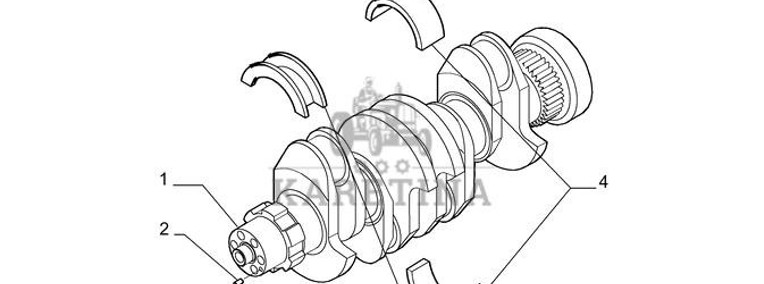 New Holland T6010 T6070 Zest podkł oporow +0,508 2992154-1