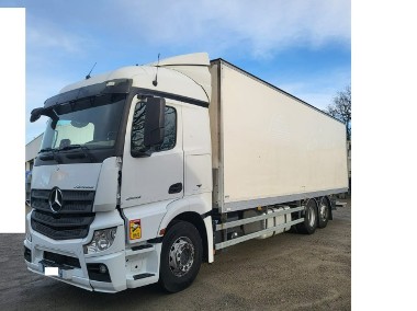 Mercedes-Benz Actros 2642 Euro6 3 osie podn/skrętna kontener 23pal Mercedes Actros Euro6 ośskrętna podnoszona 6x2 kontener 23pal ks.ser-1