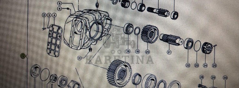 Przekładnia osi(zwolnica) Claas Mega 370-340 Nr katalogowy 000 669 830 2-1