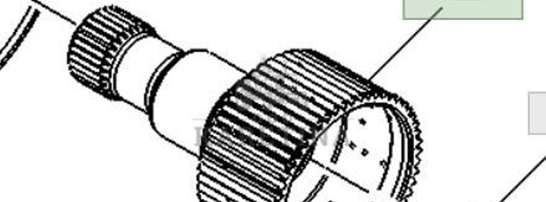 John Deere 8110 8210 8310 8410 Piasta CZĘŚCI R108580-1