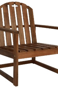 vidaXL Krzesła ogrodowe, 2 szt, lite drewno akacjowe 44033-2
