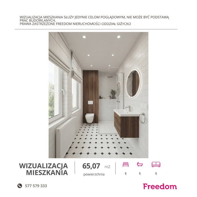Mieszkanie 65,07 m² z ogrodem | ul. Kościuszki - Widok 5