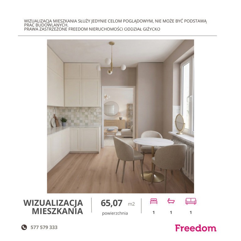 Mieszkanie 65,07 m² z ogrodem | ul. Kościuszki - Więcej