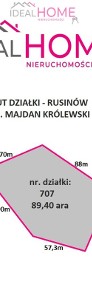 Działka leśna - Rusinów (gm. Majdan Królewski)-3