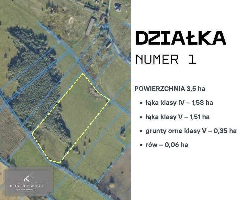Kompleks 18,22 ha użytków rolnych - Widok 2