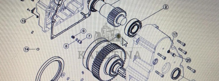 CLAAS 00 1141 510 0/Claas Arion sprzęgło/Claas Arion 600 Hexashift 430-410 540-510 640-610-1